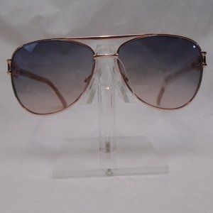 JESSICA SIMPSON RHINESTONE AVIATOR LILLAC GOLD GRADIENT SUNGLASSES CU